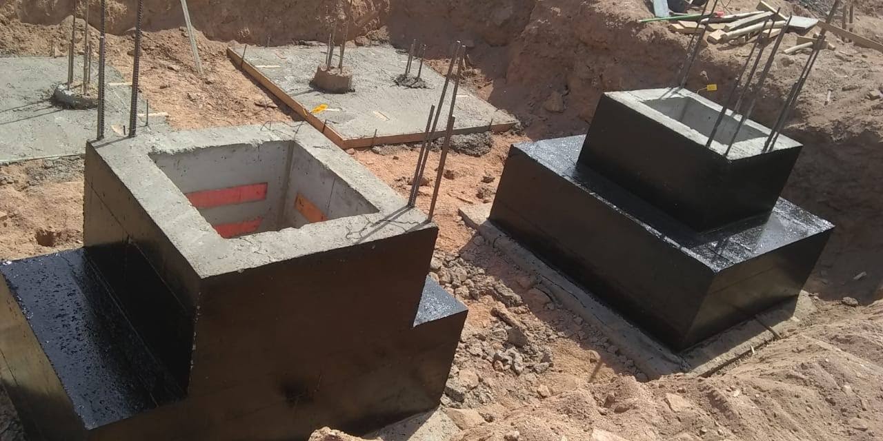 Blocos fundacao Santuario